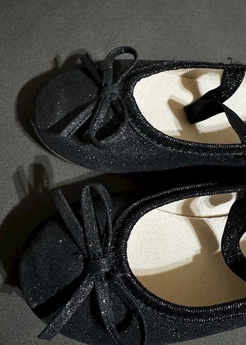 LCW STEPS Kız Çocuk Siyah Fiyonk Detaylı Babet - Görsel 2