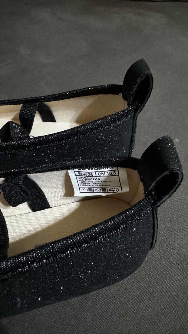 LCW STEPS Kız Çocuk Siyah Fiyonk Detaylı Babet - Görsel 3