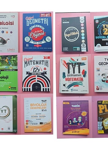 Beden AZ KULLANILMIS Tyt ayt 11 yks test deneme kitap