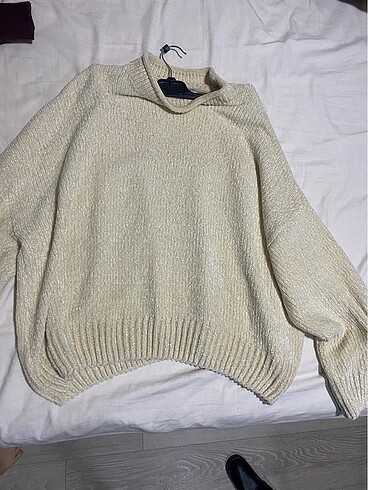 m Beden Kadın Pull Bear Şönil Kazak