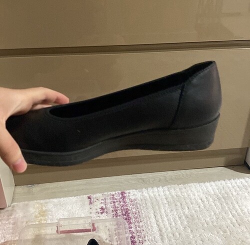 Diğer Kadın Siyah Dolgu Topuklu Ayakkabı