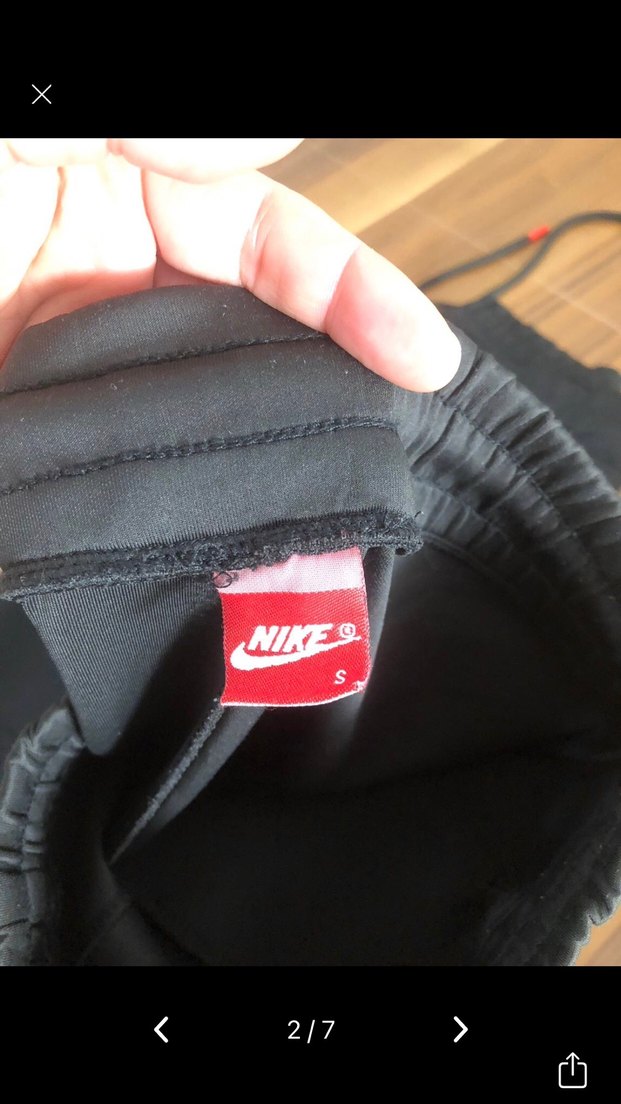 Nike Siyah Fermuarlı Erkek Eşofman Altı - Görsel 2