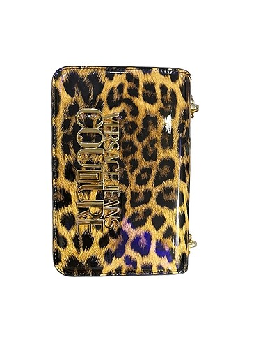 Leopard desenli Kadın şık tasarımlı Zincirli çanta