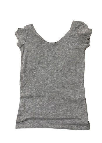 Gri Kısa Kollu Basic Tişört