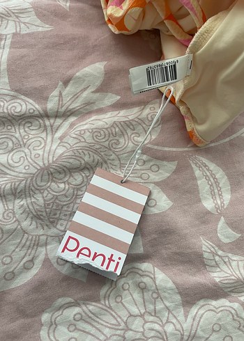 Penti Bohem Pastel Renkli Bağlamalı Mayo