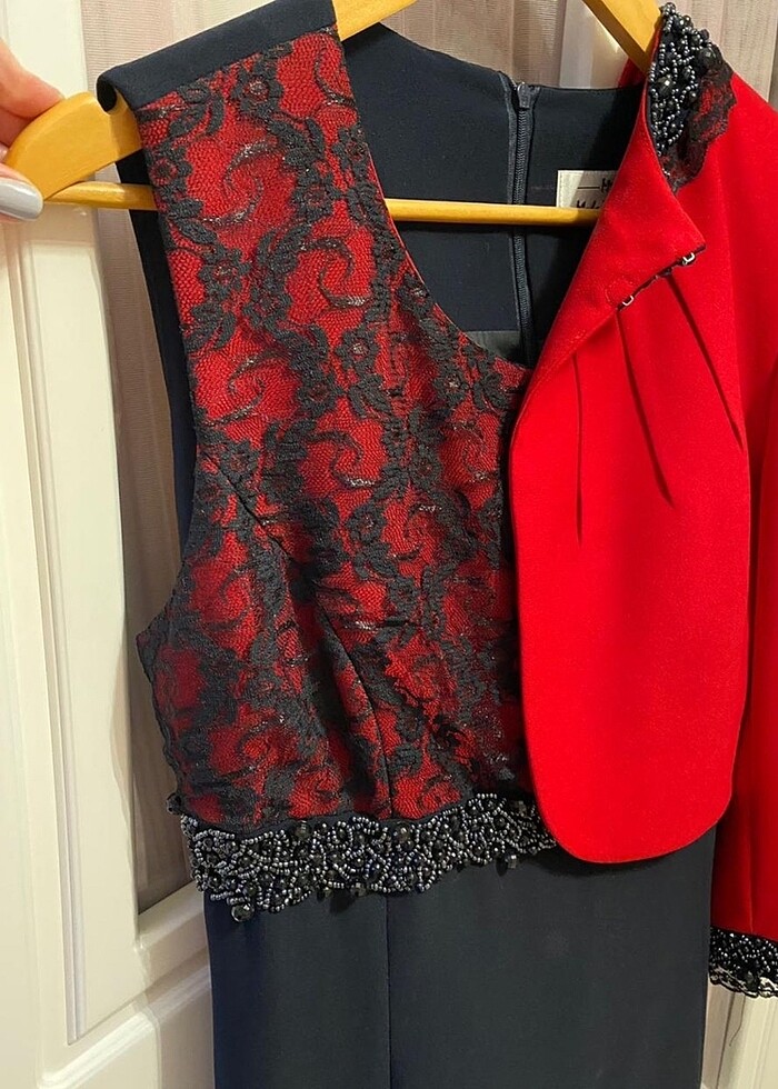 Abiye elbise ceket takımı #abiyeelbise - Görsel 5