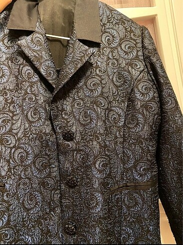 Bayan astarlı etek ceket takım siyahlı - Görsel 2