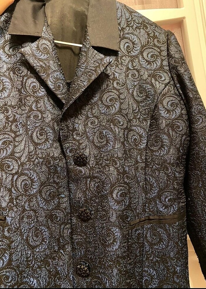 Bayan astarlı etek ceket takım siyahlı - Görsel 2