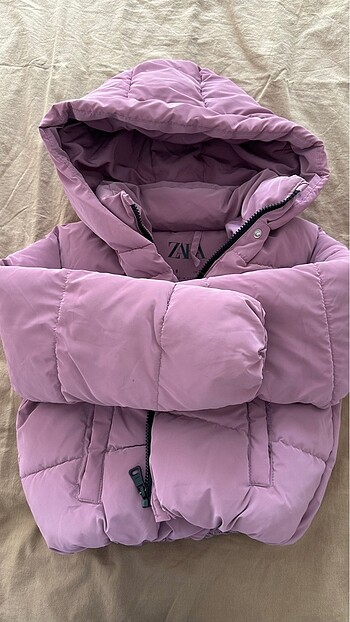 Zara kız çocuk şişme mont