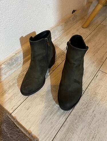 36 Beden haki Renk Haki yeşili kadın bot 36 numara