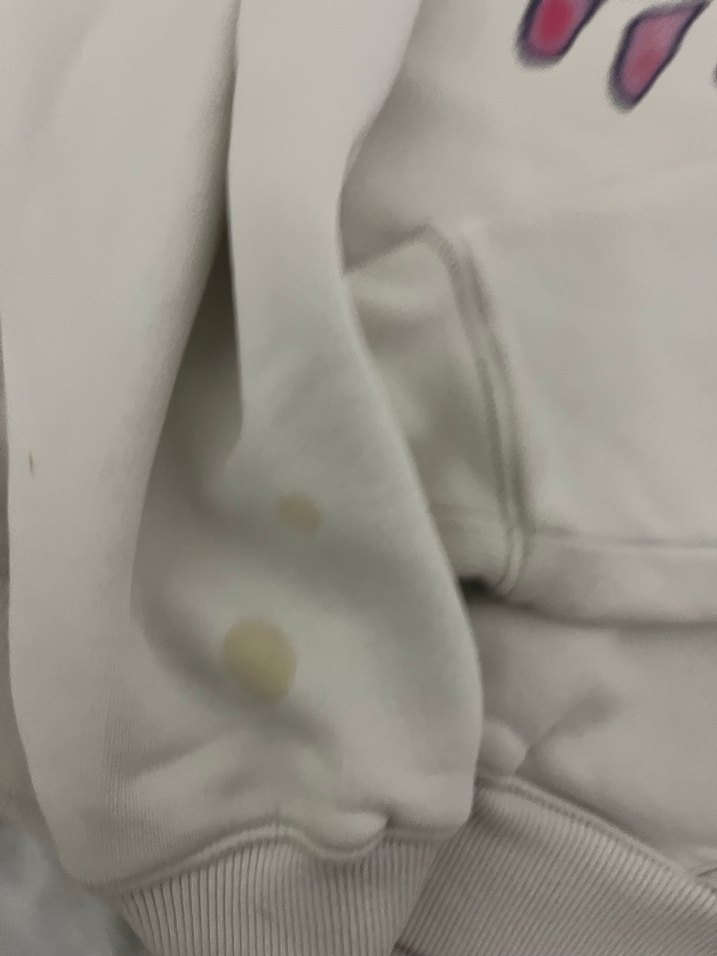 Beyaz Baskılı Kadın Sweatshirt - Görsel 2