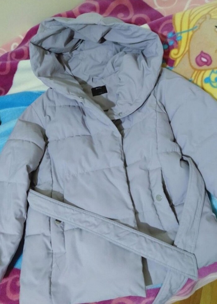 Bershka Lila Mont - Görsel 2