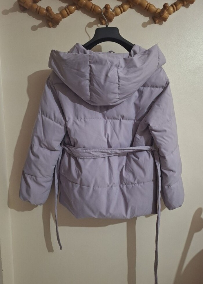 Bershka Lila Mont - Görsel 3