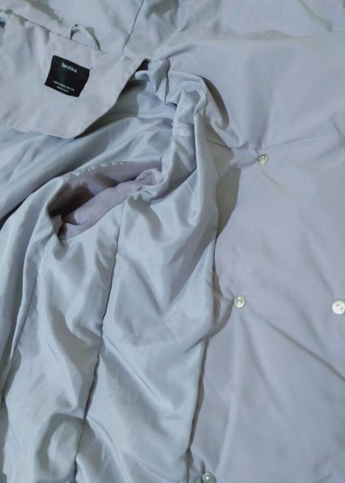 Bershka Lila Mont - Görsel 5