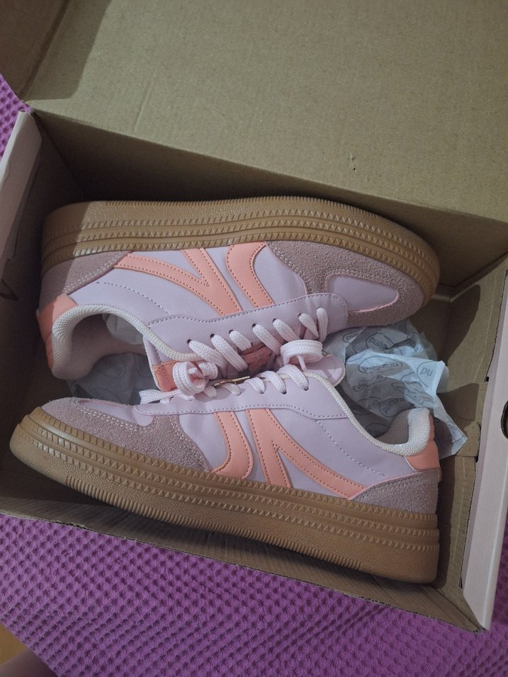 Pudra Bağcıklı Spor Ayakkabı - Görsel 2