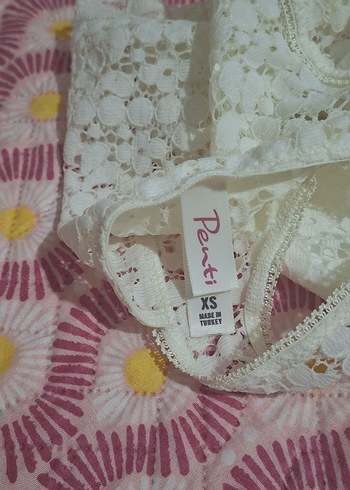 xs Beden beyaz Renk Penti Dantelli Bralet