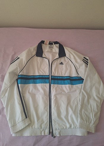 Beyaz Adidas Spor Ceket