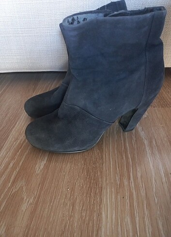 Deichmann Lacivert Süet Bot