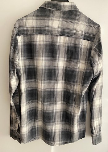 Erkek Kareli Düğmeli Gömlek - Görsel 3