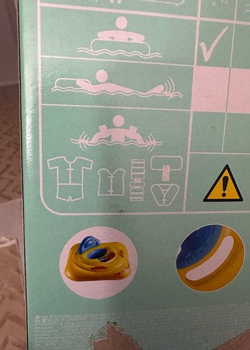  Beden Nabaiji Bebek Yüzme Koltuğu 7-11 kg Sarı