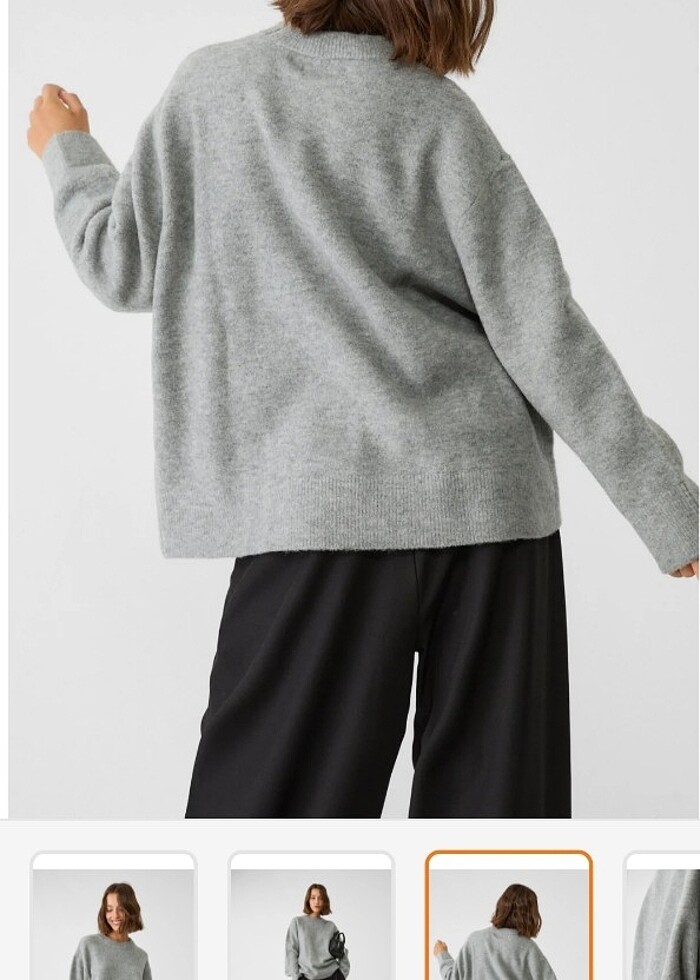 Stradivarius Yumuşak dokulu triko kazak - Görsel 4