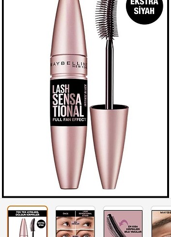 Maybelline New York Lash Sensational Maskara Orijinal