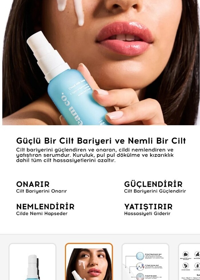 Cream Co. Milk Serum Hassas Ciltler - Görsel 2