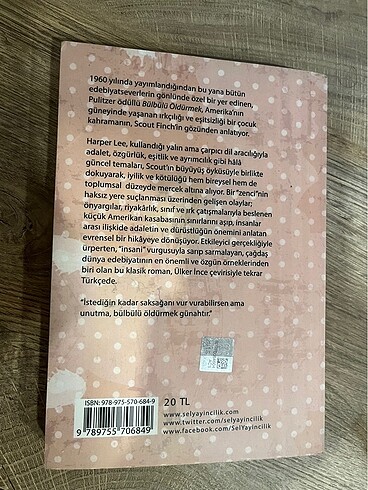  Harper Lee - Bülbülü Öldürmek