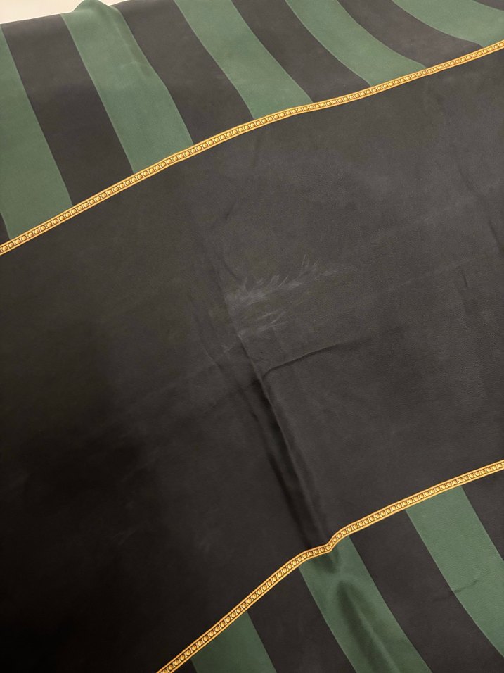 Kadın Siyah yeşil eşarp - Görsel 2