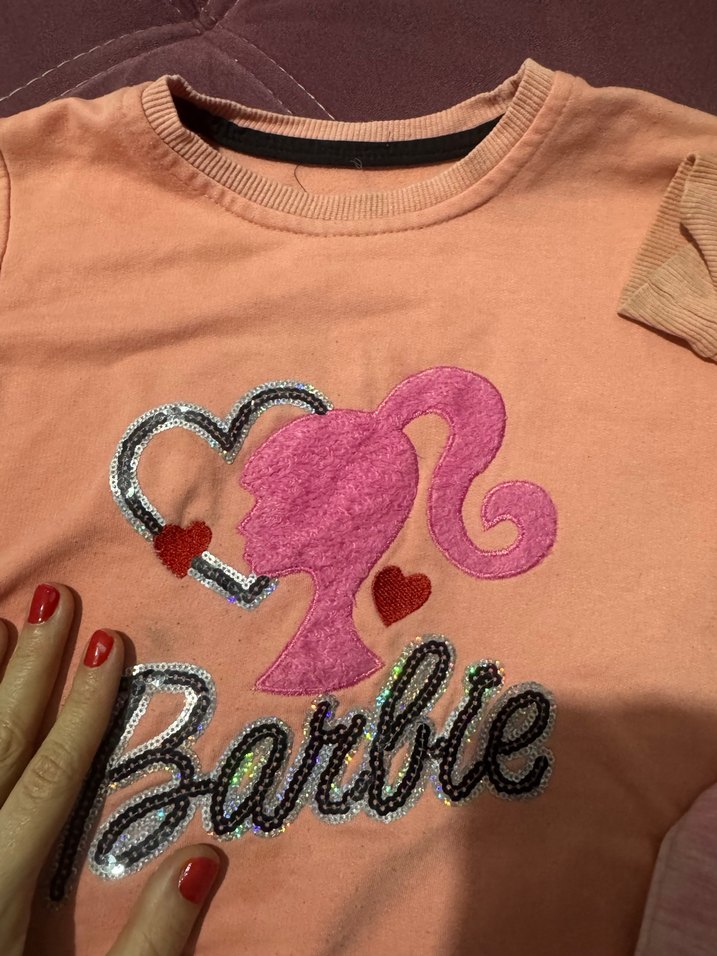 Pembe Kız Çocuk Kapüşonlu Sweatshirt - Görsel 3