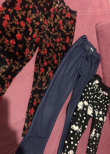 Kızlar için Çok Renkli Rahat Tayt - Görsel 2