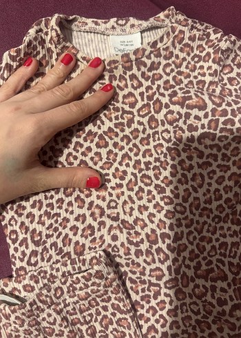 Kız Çocuk Çok Renkli Uzun Kollu Pijama Takımı - Görsel 3