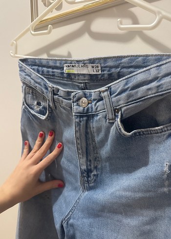 Mavi Salaş Kadın Midi Kot Pantolon - Görsel 2