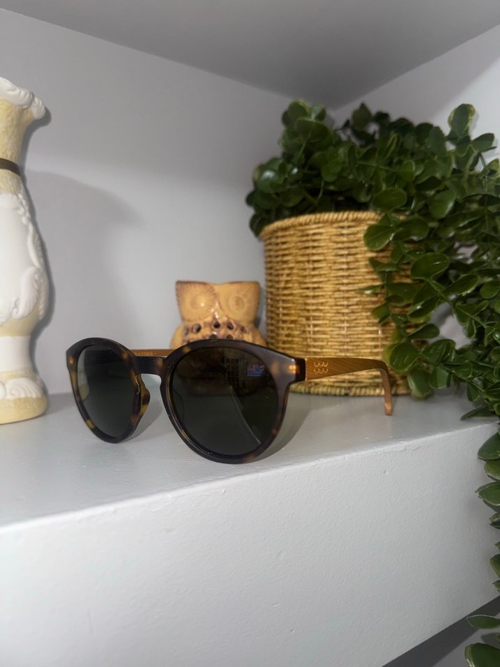 Kahverengi Tokalı Kadın Güneş Gözlüğü - Görsel 3