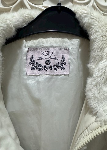 Beyaz Kürklü Yüksek Yakalı Kadın Yelek - Görsel 4