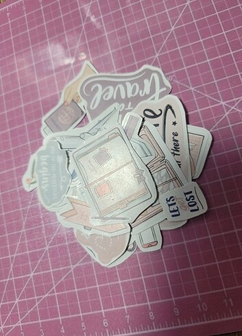  24 adet sticker
