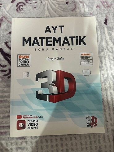 3D Ayt Matematik Kitabı