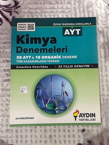 Aydın Yayınları Ayt Kimya Denemesi