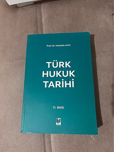 Türk hukuk tarihi mustafa avcı