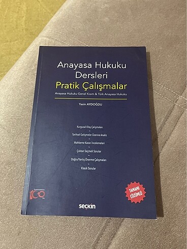 Anayasa hukuku test ve pratik çalışmaları
