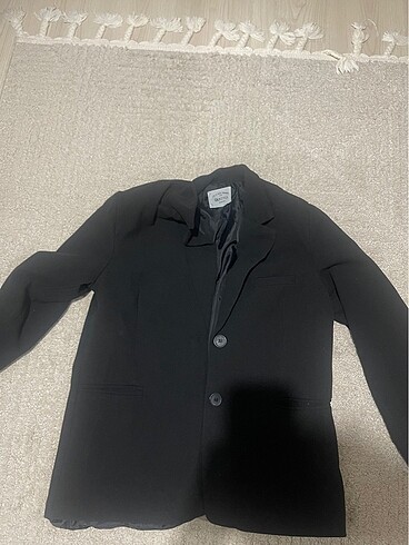 Siyah oversize ceket