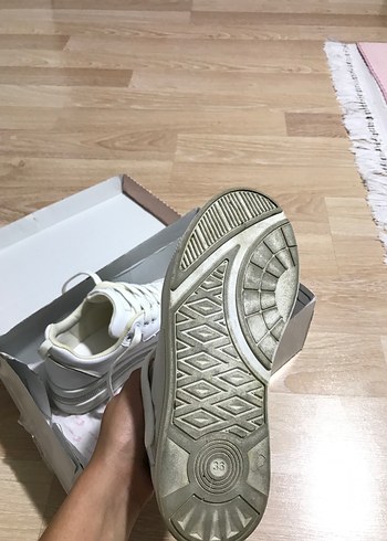 Diğer Beyaz Yüksek taban Kadın Sneaker