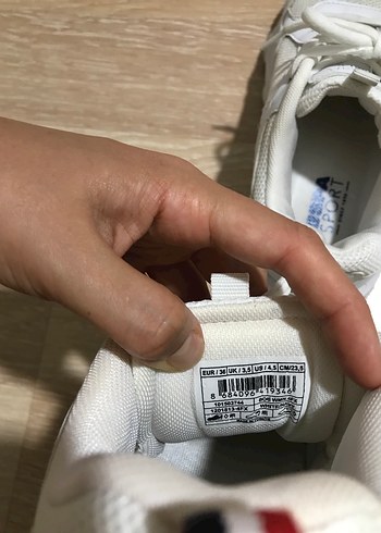 36 Beden beyaz Renk Uspa marka Beyaz Kadın Spor Ayakkabı