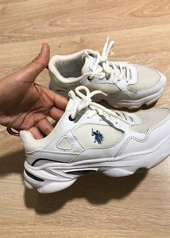 Uspa marka Beyaz Kadın Spor Ayakkabı