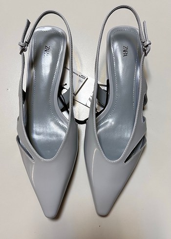 39 Beden Beyaz Stiletto Topuklu Kadın Klasik Ayakkabı