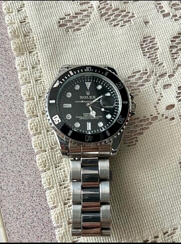 Rolex saat çelik pilli