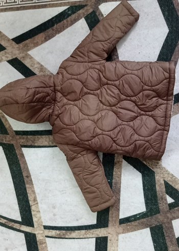 Düğmeli Kahverengi Erkek Çocuk Mont - Görsel 6