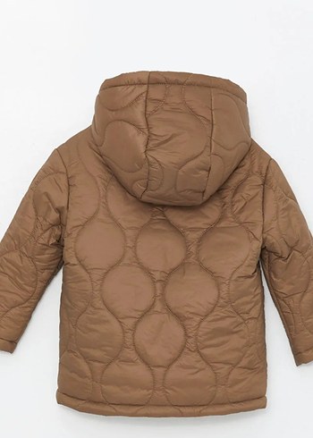 Düğmeli Kahverengi Erkek Çocuk Mont - Görsel 2