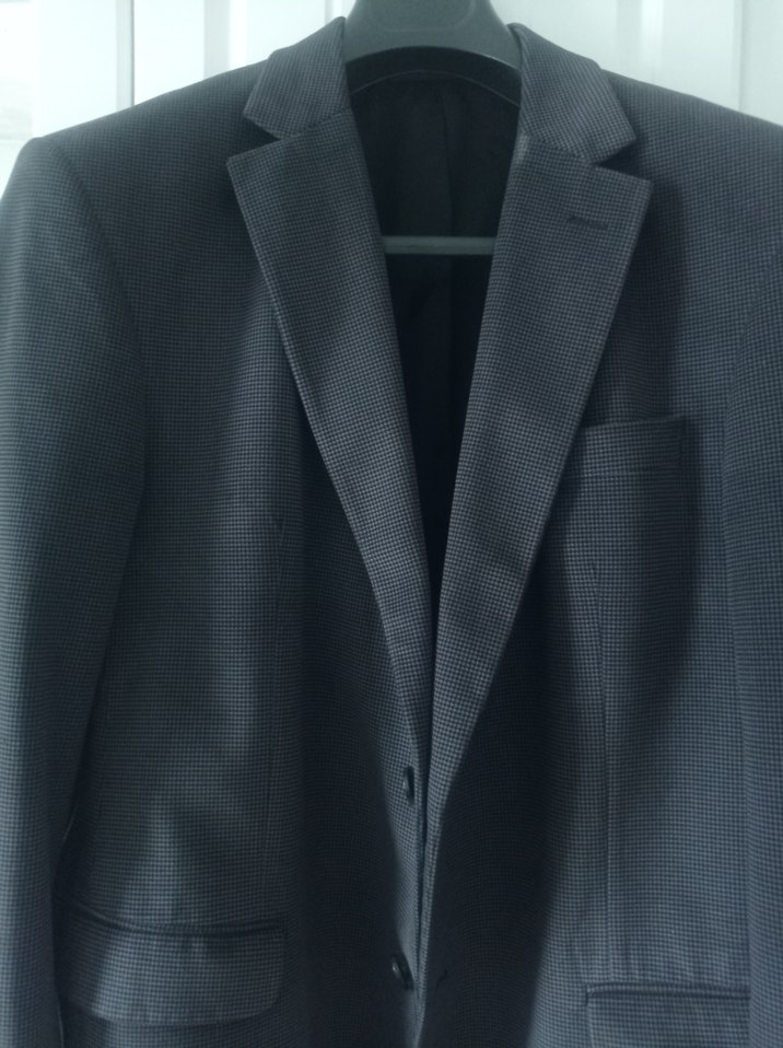 Düğmeli Koyu Gri Erkek Takım Ceketi - Görsel 3