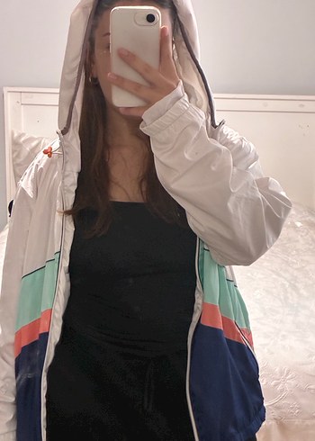 s Beden beyaz Renk Fermuarlı Beyaz PULL&BEAR Ceket